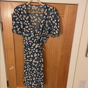 Reformation Floral Wrap Dress